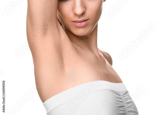 Beautiful young woman after...