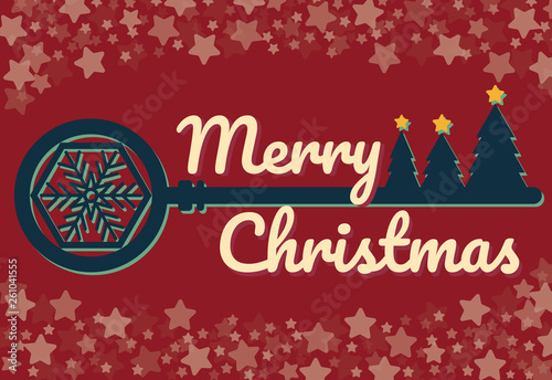 Christmas and key background