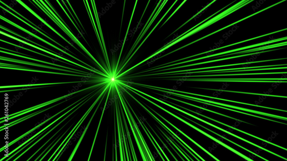 Fototapeta premium green lens flare