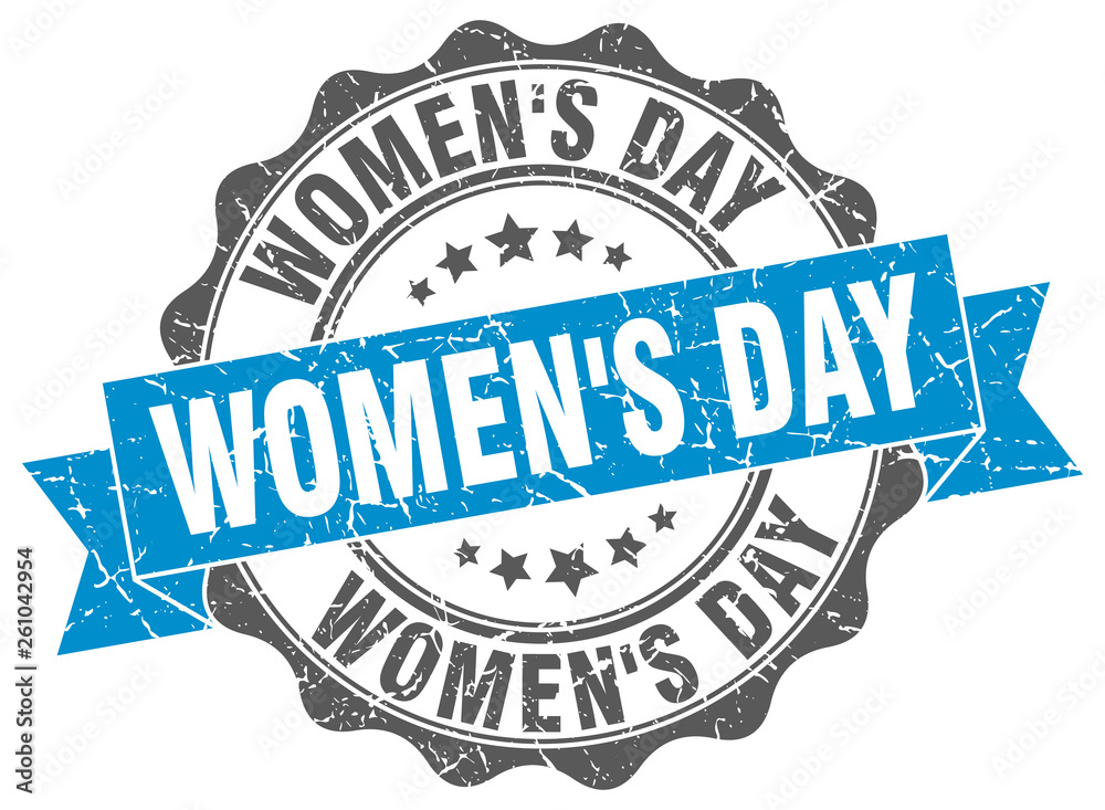 Fototapeta premium women's day stamp. sign. seal