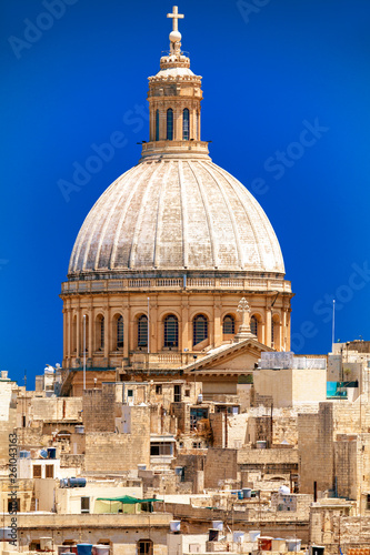 Obraz na płótnie Carmelite church in Valletta, Malta