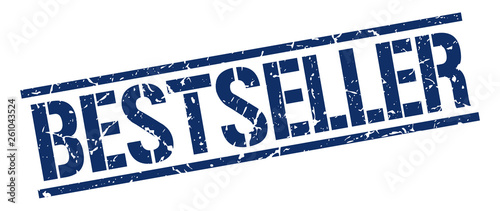 bestseller blue grunge square vintage rubber stamp