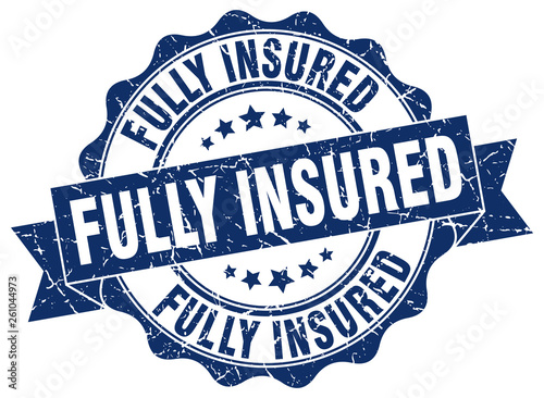 fully insured stamp. sign. seal