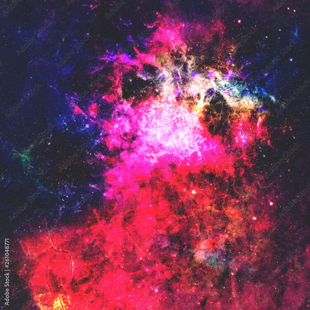 neon galaxy space