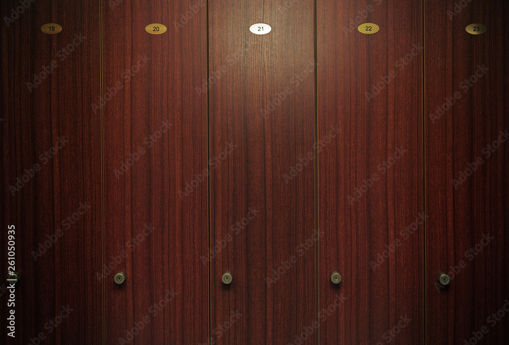 Fototapeta premium Doors of cabinet