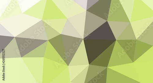 Geometric green yellow gray color shades abstract texture background, Illustration