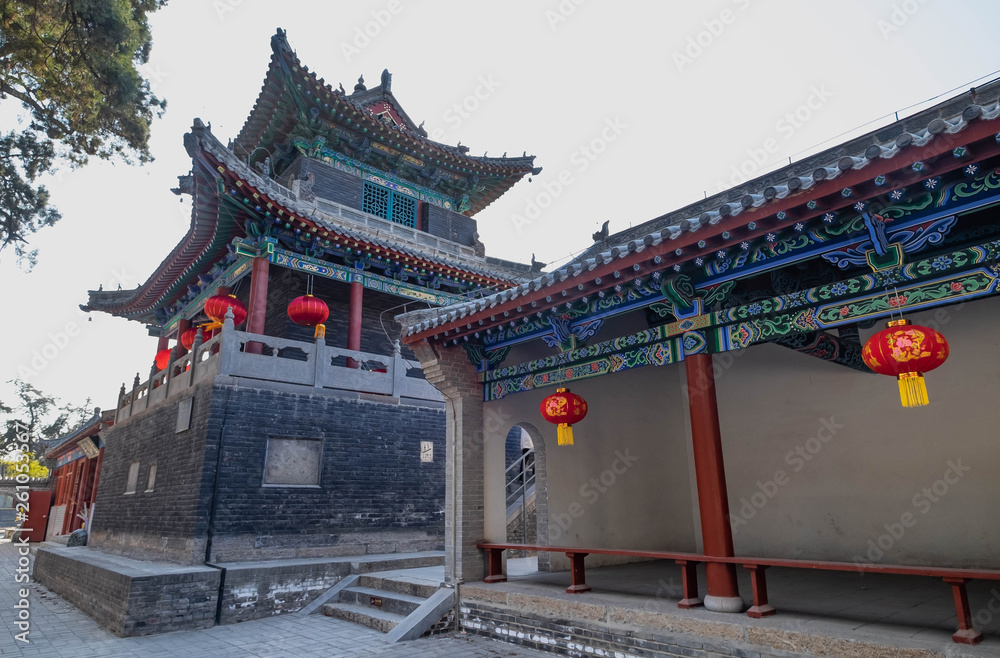 Luoyang, Henan/China- JANUARY 20, 2019: Guanlin Temple. It’s the place where the Guan Yu’s head was bury. Guan Yu is the one of the God of Chinese people. Luoyang, Henan/China- JANUARY 20, 2019: Guanlin Temple. It’s the place where the Guan Yu’s head was bury. Guan Yu is the one of the God of Chinese people.