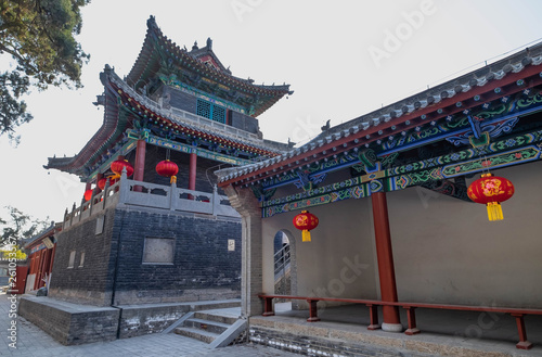 Luoyang, Henan/China- JANUARY 20, 2019: Guanlin Temple. It’s the place where the Guan Yu’s head was bury. Guan Yu is the one of the God of Chinese people.