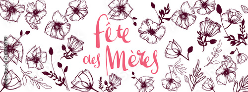 French Mother's Day background