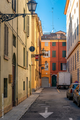 The street in Modena