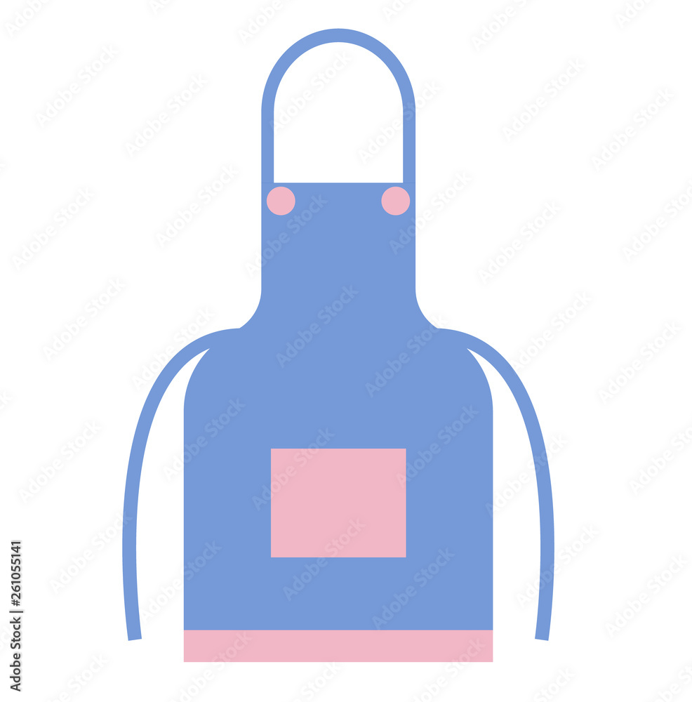 Fototapeta premium Apron flat illustration