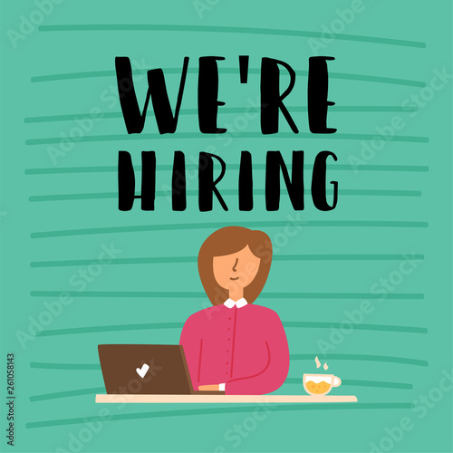 Vacancy for a workplace.