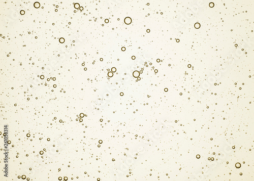 Cream gel greenish-blue turquoise transparent cosmetic sample texture with bubbles isolated on white background