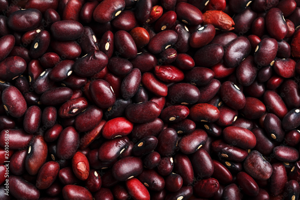 Closeup of a grain of red bean seeds. The texture of the legumes. Close up red beans background, seeds of red beans Closeup of a grain of red bean seeds. The texture of the legumes. Close up red beans background, seeds of red beans