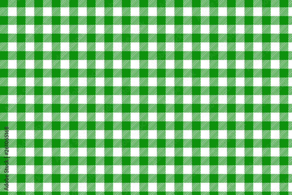 Green horizontal Gingham pattern. Texture from rhombus/squares for - plaid, tablecloths, clothes, shirts, dresses, paper, bedding, blankets, quilts and other textile products Green horizontal Gingham pattern. Texture from rhombus/squares for - plaid, tablecloths, clothes, shirts, dresses, paper, bedding, blankets, quilts and other textile products