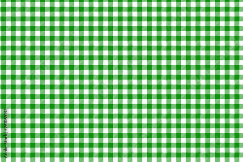 Green horizontal Gingham pattern. Texture from rhombus/squares for - plaid, tablecloths, clothes, shirts, dresses, paper, bedding, blankets, quilts and other textile products