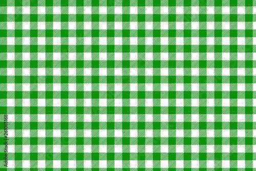 Green horizontal Gingham pattern. Texture from rhombus/squares for - plaid, tablecloths, clothes, shirts, dresses, paper, bedding, blankets, quilts and other textile products