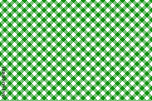 Green horizontal Gingham pattern. Texture from rhombus/squares for - plaid, tablecloths, clothes, shirts, dresses, paper, bedding, blankets, quilts and other textile products