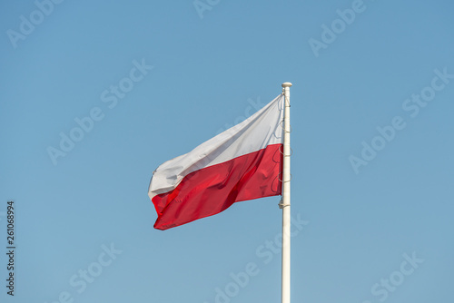 Polish flag Fototapeta