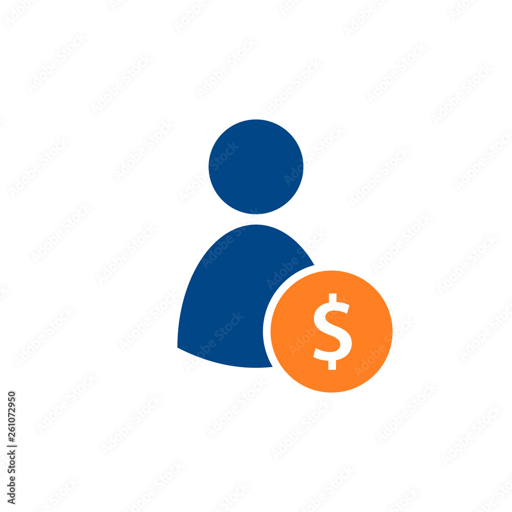 Labor cost concept icon. Clipart image isolated on white background Labor cost concept icon. Clipart image isolated on white background