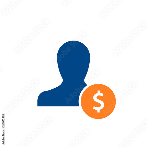 Labor cost concept icon. Clipart image isolated on white background