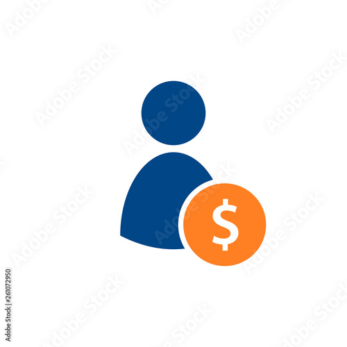Labor cost concept icon. Clipart image isolated on white background