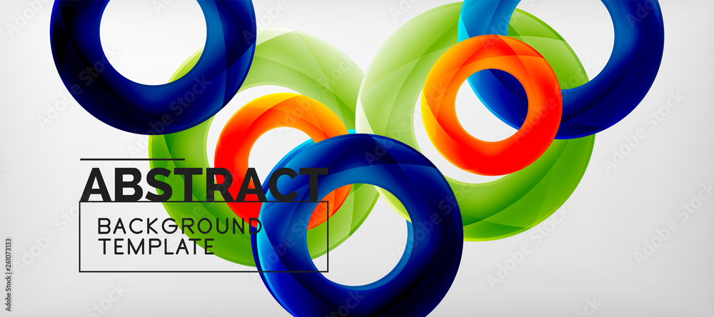 Vector circles abstract background Vector circles abstract background