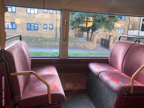 Fototapeta 4 seats on the London Routemaster bus