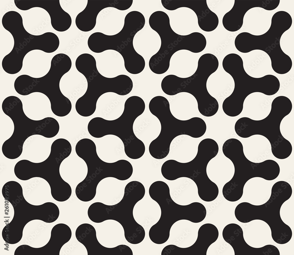 Vector seamless geometric pattern. Contrast abstract background. Polygonal grid with rounded shapes. Vector seamless geometric pattern. Contrast abstract background. Polygonal grid with rounded shapes.