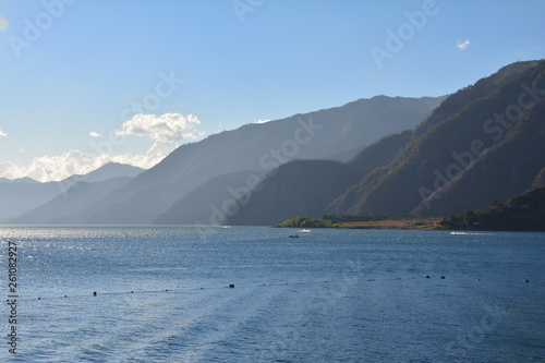 Panorama Lac Atitlán Panajachel Guatemala