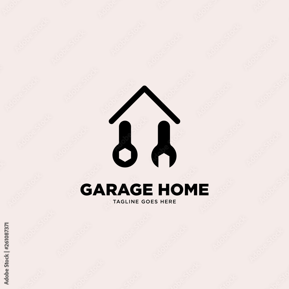 Garage Home logo template, vector illustration - Vector Garage Home logo template, vector illustration - Vector