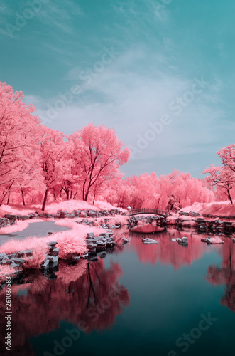 Photography Infrared Old Summer Palace, Haidian District, Beijing, China