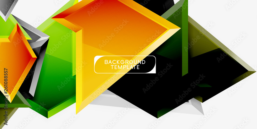 Bright colorful triangular poly 3d composition,abstract geometric background, minimal design, polygonal futuristic poster Bright colorful triangular poly 3d composition,abstract geometric background, minimal design, polygonal futuristic poster