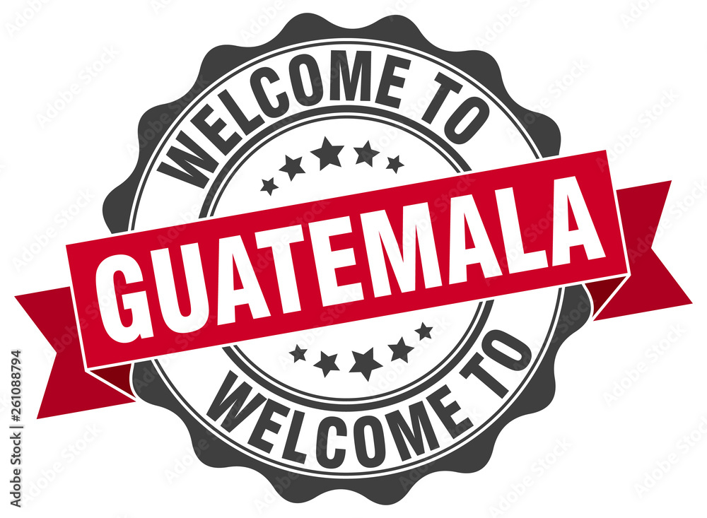 Guatemala round ribbon seal Guatemala round ribbon seal