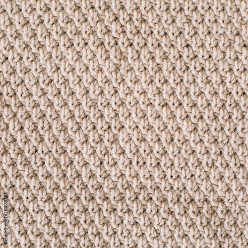 Knitted background. Knitted texture. Knitting pattern of wool. Knitting. Background. close-up