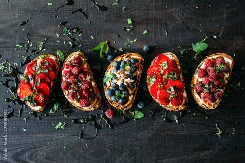 Summer crostini