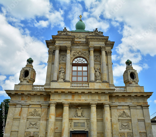 Church of the Assumption of the Virgin Mary and of St. Joseph Church or Carmelite church at Krakowskie Przedmiescie in Warsaw , Poland photo