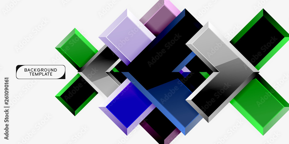 Glossy arrows background