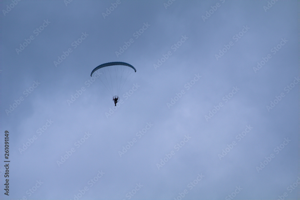paraglider in the sky,fly, sport,extreme, flying, air, freedom, gliding, adventure, glider, 
