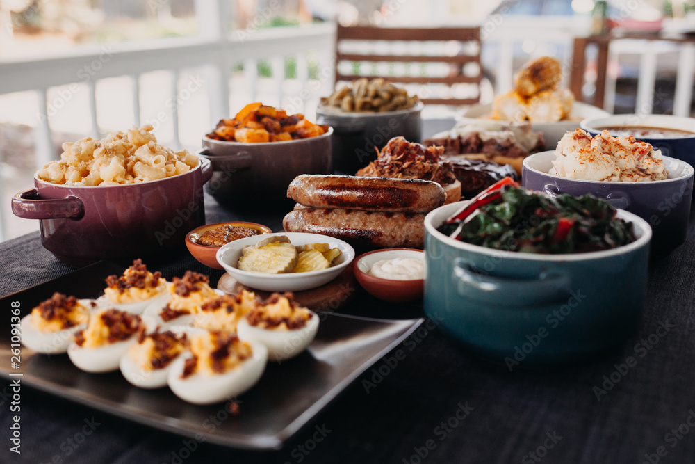 Barbecue Assortment Of Food Barbecue Assortment Of Food