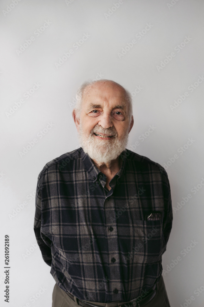 Senior smiling man Senior smiling man