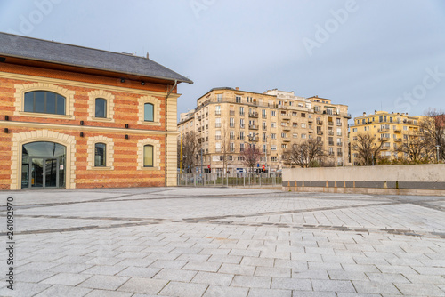 The street in Budapest, Hungary