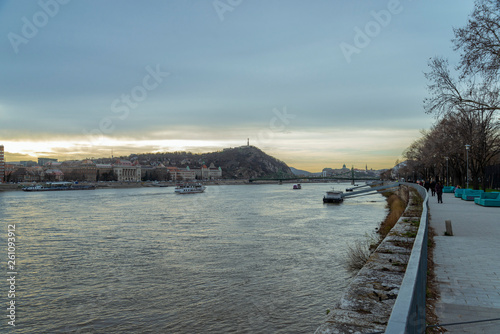 The view on danube river in Budapest © anilah