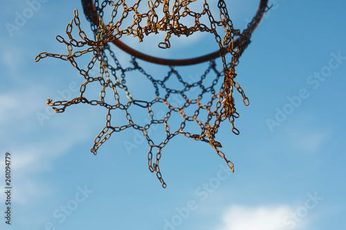 Ball in the basket.
