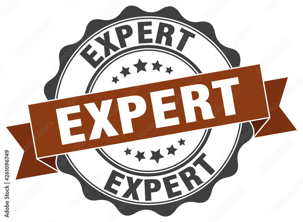 Obraz premium expert stamp. sign. seal