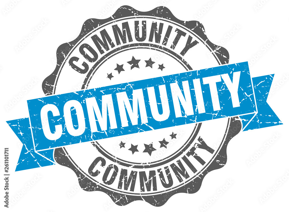 Fototapeta premium community stamp. sign. seal