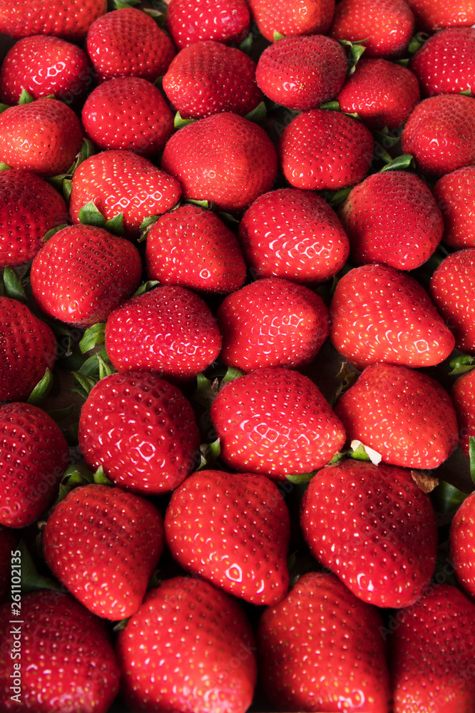Strawberries background. Food background. Spring or summer vegan healthy food. Strawberries background. Food background. Spring or summer vegan healthy food.