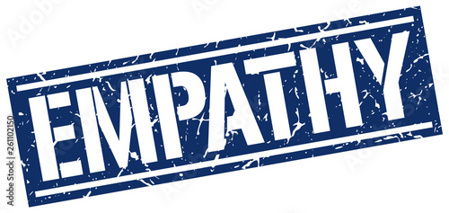 empathy square grunge stamp