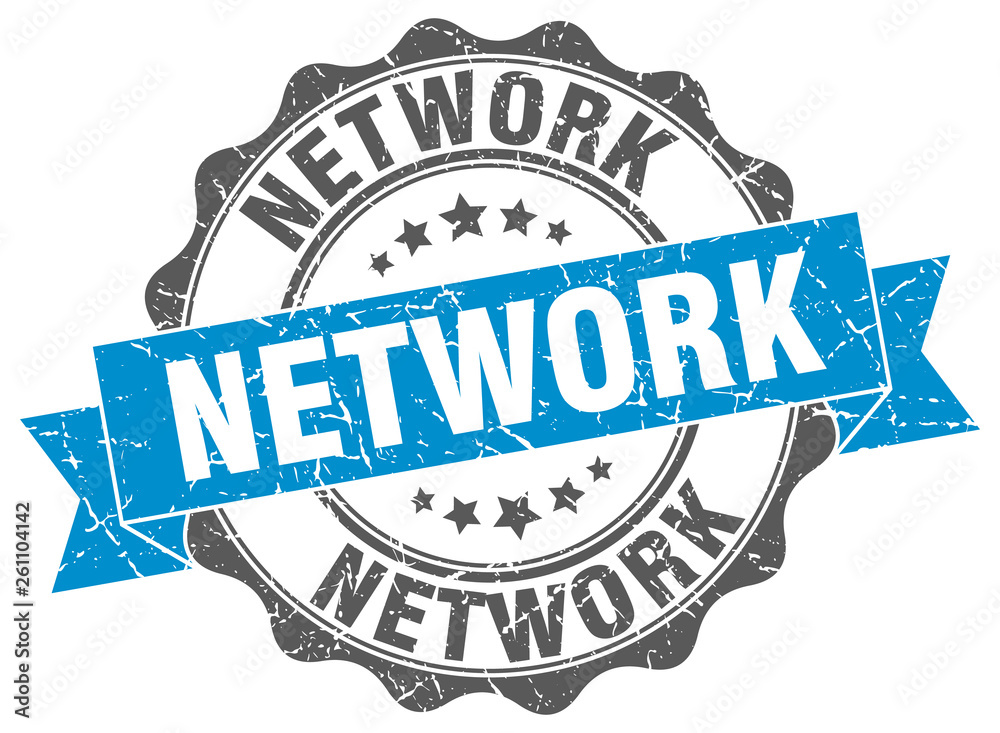 Obraz premium network stamp. sign. seal