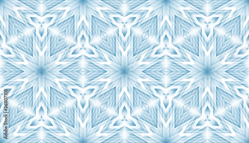 Abstract seamless pattern with kaleidoscope. Bright saturated colors for your design.